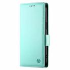 For Realme C75 / Realme 14x Side Buckle Magnetic Frosted Leather Phone Case(Mint Green) - 2