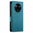 For Realme 14 Pro Side Buckle Magnetic Frosted Leather Phone Case(Blue) - 3
