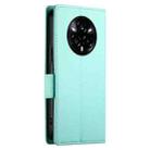 For Realme 14 Pro+ Side Buckle Magnetic Frosted Leather Phone Case(Mint Green) - 3