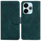 For Xiaomi Poco M6 4G Skin Feel Pure Color Flip Leather Phone Case(Green) - 1