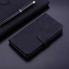 For Xiaomi Poco M6 4G Skin Feel Pure Color Flip Leather Phone Case(Black) - 2
