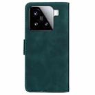 For Xiaomi 15 Skin Feel Pure Color Flip Leather Phone Case(Green) - 3