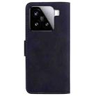 For Xiaomi 15 Skin Feel Pure Color Flip Leather Phone Case(Black) - 3