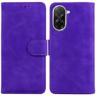 For Redmi A5 4G 173.3mm Skin Feel Pure Color Flip Leather Phone Case(Purple) - 1