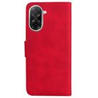 For Redmi A5 4G 173.3mm Skin Feel Pure Color Flip Leather Phone Case(Red) - 3