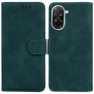 For Redmi A5 4G 173.3mm Skin Feel Pure Color Flip Leather Phone Case(Green) - 1