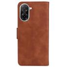 For Redmi A5 4G 173.3mm Skin Feel Pure Color Flip Leather Phone Case(Brown) - 3