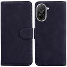 For Redmi A5 4G 173.3mm Skin Feel Pure Color Flip Leather Phone Case(Black) - 1