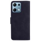 For Redmi Note 14S 4G Skin Feel Pure Color Flip Leather Phone Case(Black) - 3