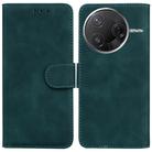For Redmi K80 / K80 Pro / Xiaomi Poco F7 Pro Skin Feel Pure Color Flip Leather Phone Case(Green) - 1