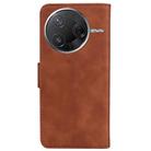 For Redmi K80 / K80 Pro / Xiaomi Poco F7 Pro Skin Feel Pure Color Flip Leather Phone Case(Brown) - 3