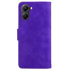 For Redmi Turbo 4 / Xiaomi Poco X7 Pro Skin Feel Pure Color Flip Leather Phone Case(Purple) - 3