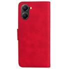 For Redmi Turbo 4 / Xiaomi Poco X7 Pro Skin Feel Pure Color Flip Leather Phone Case(Red) - 3