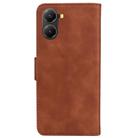 For Redmi Turbo 4 / Xiaomi Poco X7 Pro Skin Feel Pure Color Flip Leather Phone Case(Brown) - 3