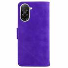 For Redmi A5 4G 171.7mm Skin Feel Pure Color Flip Leather Phone Case(Purple) - 3