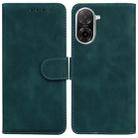 For Redmi A5 4G 171.7mm Skin Feel Pure Color Flip Leather Phone Case(Green) - 1