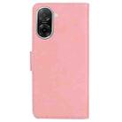 For Redmi A5 4G 171.7mm Skin Feel Pure Color Flip Leather Phone Case(Pink) - 3