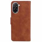 For Redmi A5 4G 171.7mm Skin Feel Pure Color Flip Leather Phone Case(Brown) - 3