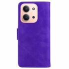For Redmi 15C 4G 173.1mm / 15C 5G 173.1mm Skin Feel Pure Color Flip Leather Phone Case(Purple) - 3