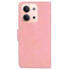 For Redmi 15C 4G 173.1mm / 15C 5G 173.1mm Skin Feel Pure Color Flip Leather Phone Case(Pink) - 3