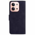 For Redmi 15C 4G 173.1mm / 15C 5G 173.1mm Skin Feel Pure Color Flip Leather Phone Case(Black) - 3