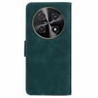 For Huawei nova 12i 4G Global Skin Feel Pure Color Flip Leather Phone Case(Green) - 3
