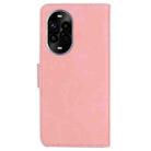 For Huawei nova 13 Pro Skin Feel Pure Color Flip Leather Phone Case(Pink) - 3