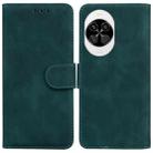 For Huawei nova 14 Skin Feel Pure Color Flip Leather Phone Case(Green) - 1