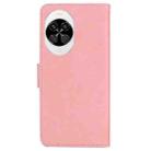 For Huawei nova 14 Skin Feel Pure Color Flip Leather Phone Case(Pink) - 3