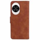 For Huawei nova 14 Skin Feel Pure Color Flip Leather Phone Case(Brown) - 3