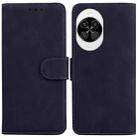 For Huawei nova 14 Skin Feel Pure Color Flip Leather Phone Case(Black) - 1