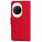 For Huawei nova 14 Ultra Skin Feel Pure Color Flip Leather Phone Case(Red) - 3