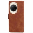 For Huawei nova 14 Ultra Skin Feel Pure Color Flip Leather Phone Case(Brown) - 3