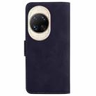 For Huawei nova 14 Ultra Skin Feel Pure Color Flip Leather Phone Case(Black) - 3