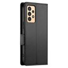 For Samsung Galaxy A13 4G / 5G / A04s Side Buckle Magnetic Frosted Leather Phone Case(Black) - 3