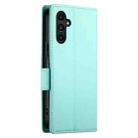 For Samsung Galaxy A14 4G / 5G Side Buckle Magnetic Frosted Leather Phone Case(Mint Green) - 3