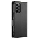 For Samsung Galaxy A23 4G / 5G Side Buckle Magnetic Frosted Leather Phone Case(Black) - 3