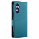 For Samsung Galaxy A54 5G Side Buckle Magnetic Frosted Leather Phone Case(Blue) - 3