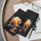 For Xiaomi Poco F6 Pro Crystal Texture Colored Drawing Leather Phone Case(Gold Peony) - 2