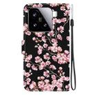 For Xiaomi 15 Crystal Texture Colored Drawing Leather Phone Case(Plum Bossom) - 3