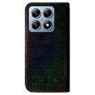 For Xiaomi 14T Colorful Magnetic Buckle Leather Phone Case(Black) - 3