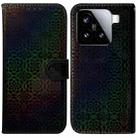 For Xiaomi 15 Colorful Magnetic Buckle Leather Phone Case(Black) - 1