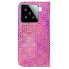 For Xiaomi 15 Colorful Magnetic Buckle Leather Phone Case(Pink) - 3