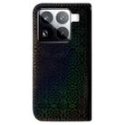 For Xiaomi 15 Pro Colorful Magnetic Buckle Leather Phone Case(Black) - 3
