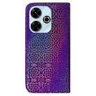 For Xiaomi Redmi 13 4G Colorful Magnetic Buckle Leather Phone Case(Purple) - 3