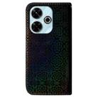 For Xiaomi Redmi 13 4G Colorful Magnetic Buckle Leather Phone Case(Black) - 3