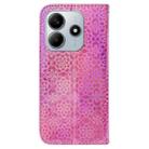 For Redmi Note 14 5G Colorful Magnetic Buckle Leather Phone Case(Pink) - 3