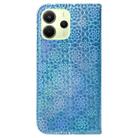 For Redmi Note 14 4G 164.84mm Colorful Magnetic Buckle Leather Phone Case(Blue) - 3
