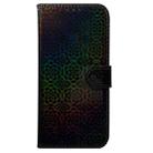 For Redmi Note 14 4G 164.84mm Colorful Magnetic Buckle Leather Phone Case(Black) - 2
