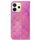 For Redmi Note 14 4G 164.84mm Colorful Magnetic Buckle Leather Phone Case(Pink) - 3